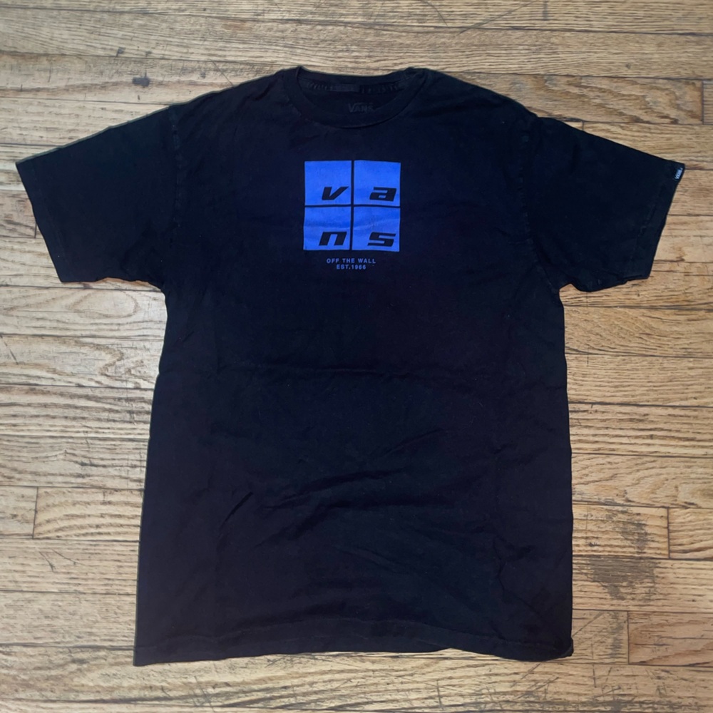 Vans Black and Blue Short Sleeve Tee
